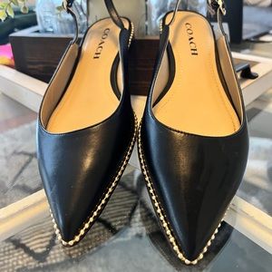Coach Vae slingback flats size 7